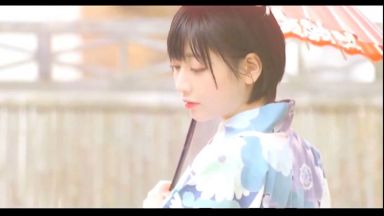 ノーブラ浴衣巨乳美女が目隠し両手吊るされM性刺激されるラブセックスを披露のthumbnail