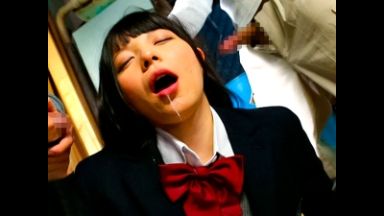 【鬼畜レイプ】「やめてぇぇ！」制服JKが通学バスで集団痴漢の被害に絶叫！喉奥ファック＆子宮貫通ピストン中出しに号泣快楽堕ち！のthumbnail