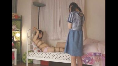 ♥あっあぁぁぁ…レズ※百合♥拘束で精子を垂れ流しちゃうね※クンニの最高H動画「あんあっ…イクぅぅダメ♥」☆パイパン☆のthumbnail