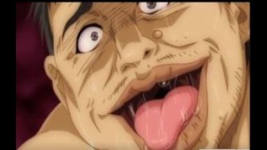 ［エロアニメ］ごっついオッサンと激しすぎるセクロスをしている眼鏡JKは「中で出さないで」と懇願してるのに中出しされて困惑のthumbnail
