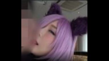 「早くおちんぽ挿れてほしいです…♡」某有名作品のケモ耳コスプレをした爆乳レイヤーと着衣ハメ撮り///のthumbnail