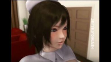 ［3Dエロアニメ］美人看護師にサイレントなフェラチオをしてもらったぜ♪ほいでもって手コキもしっかりしてもらっちゃったぜのthumbnail