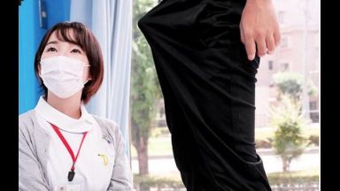 【マジックミラー号】「看護師さん！僕のチ○ポがおかしいんです」美人ナースに勃起チンポを診てもらい異常ないかマ○コで診断のthumbnail