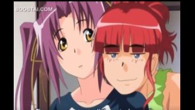 ［エロアニメ］三人の母親候補の一人とエッチしてしまった男は翌朝その変化を皆に悟られてしまって焦るあせるのthumbnail