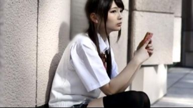 【跡美しゅり】私のおっぱい見て下さい♡新宿の空をぼんやり眺める家出美少女の、折れそうな細いカラダを弄るルームシェア生活のthumbnail