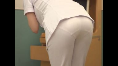 入院中、看護師のナース服から見える透けパン美尻で勃起‼エロエロ誘惑してくる痴女ナースと激しくハメる濃厚セックス！のthumbnail