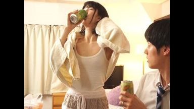 『シャワーだけだったら…』終電がなくなり後輩女子社員の自宅に…無防備ノーブラおっぱいに我慢できず不倫に…【エロドラマ】のthumbnail