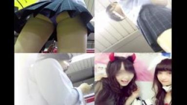 【盗撮】可愛いJKの登校時間を調べて駅で待伏せ!?JKストーカー男BORMAN氏の粘着パンチラ撮り。のthumbnail