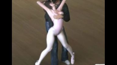 ［3Dエロアニメ］全裸に見えるまぎらわしい色のレオタードを着たメガネお姉さんに手マンしながらチンポを舐めさせるとはのthumbnail