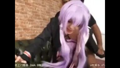 超かわいいアニコスプレイヤー麻里梨夏が黒人男性駅弁騎乗位バックでデカマラ堪能ロリビッチのthumbnail