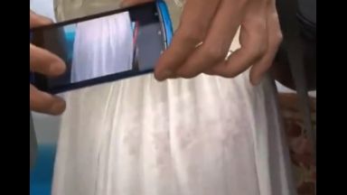 ♥痴漢※レイプ※スカートから透ける人妻のレースのパンツ…♥清楚な奥様が盗撮画像で脅迫されちゃうのthumbnail