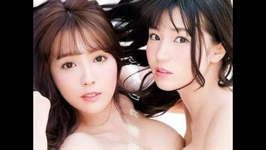 【S級美少女に翻弄されて♥】チ〇ポを弄ぶ小悪魔姉妹が大きなおっぱいを見せつけ肉棒を挟み擦りつけパンティを脱ぎ捨て。。。のthumbnail