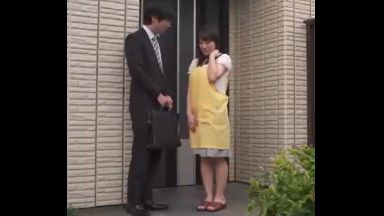 ！「あなた、いってらっしゃい…私はこれから犯されます！」wife、抵抗してもダメだよ。だってもう僕の物なんだからのthumbnail
