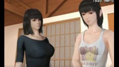 ［3Dエロアニメ］美人姉妹の正体はまさかのサキュバス！？うさんくさい弟と近親相姦するのだが…これは夢だったのかのthumbnail