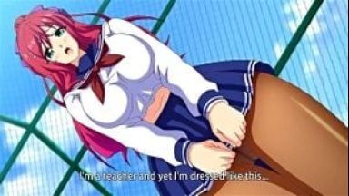 ［エロアニメ］美人先生におチンポをくわえさせて偉そうに振る舞ってる男子はいったい何者だ？なぜ女教師は素直に従ってるんだのthumbnail