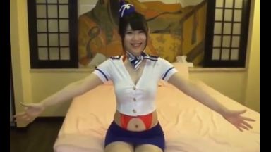 ☆中出し☆爆乳☆美少女♡好きスキ3P※CA♡ノーブラでみんな精子ドピュと愛液トロトロまんこでしょ※ パイパンで性欲暴発しちゃうエロ動画xフェラのthumbnail