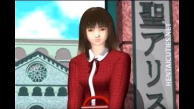 ［3Dエロアニメ］超怪しい占い師に導かれて洋館へとやってきた男は片思いをしているJKに遭遇…そしてその子が自慰行為をしているのを見てしまうのthumbnail