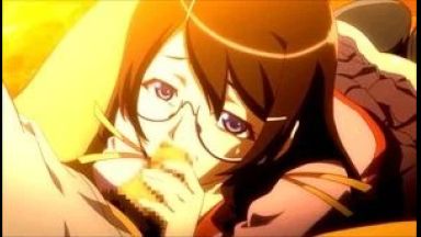 ［エロアニメ］真面目そうな眼鏡JKと放課後エッチ…そて以外にも本屋とか公共の場で突然エッチし始めちゃう彼氏に戸惑ってる様子のthumbnail