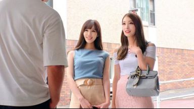 【素人】友達同士？姉妹？えっ母娘！？若くて美しい母＆むじゃきで可愛い娘と生中出し親子丼SEXのthumbnail