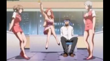 ［エロアニメ］女ばかりの秘書課に配属になった男はハーレム状態でエッチ三昧なのだ…しかも女の方が積極的なんだから最高のthumbnail